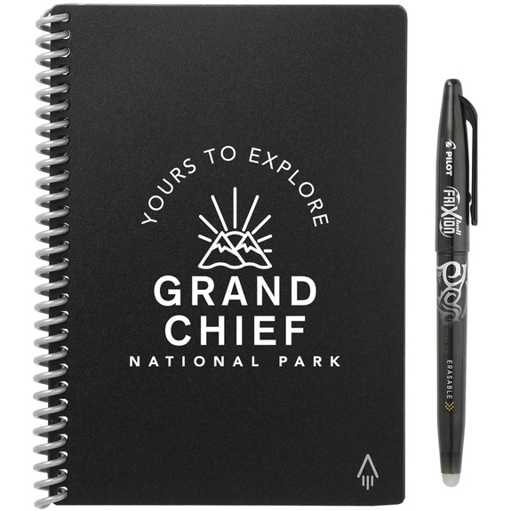 Black Rocketbook Core Director Promotional Smart Notebook - 5"w x 7"h