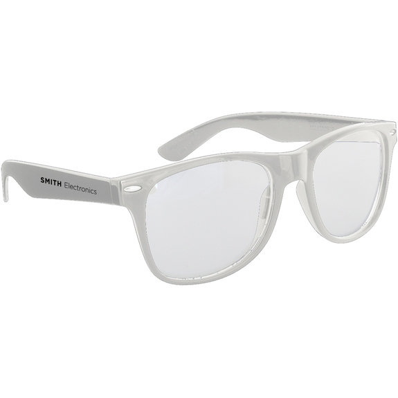 White Blue Light Reduction Custom Glasses 
