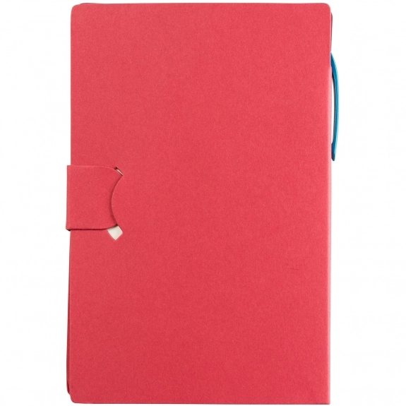 Kraft Paper Custom Journals w/ Self Adhesive Notes & Flags - Back
